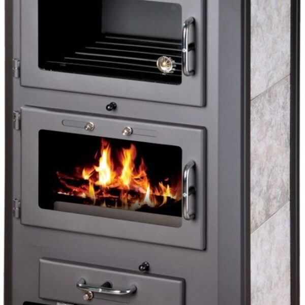 Kaminofen mit Backfach Victoria Grande F – 12kW