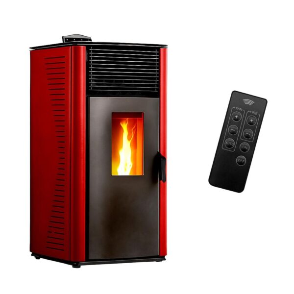 Luft- Pelletofen Anita 12 kW Sannover Bordeaux