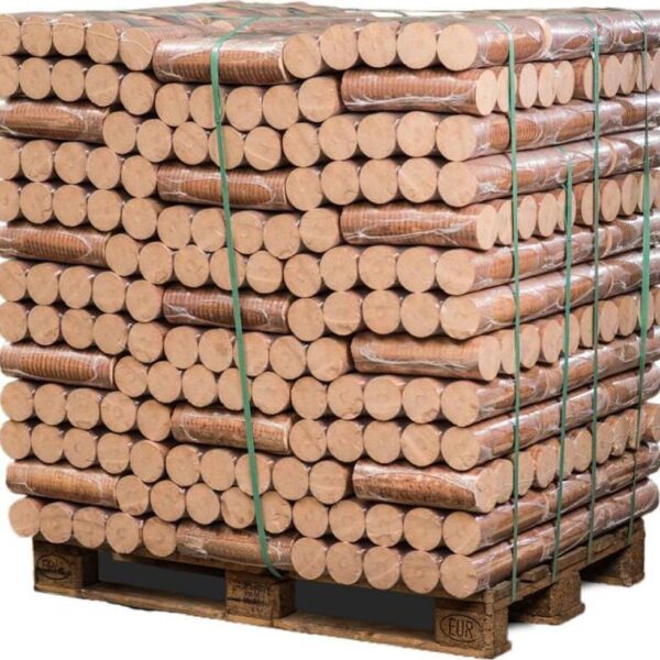 POLLMEIER Premium Buchenholzbriketts Holzbriketts Briketts, 96x10kg Pack, 960kg Palette