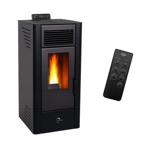 Luft- Pelletofen Anita 11,6 kW Sannover Schwarz