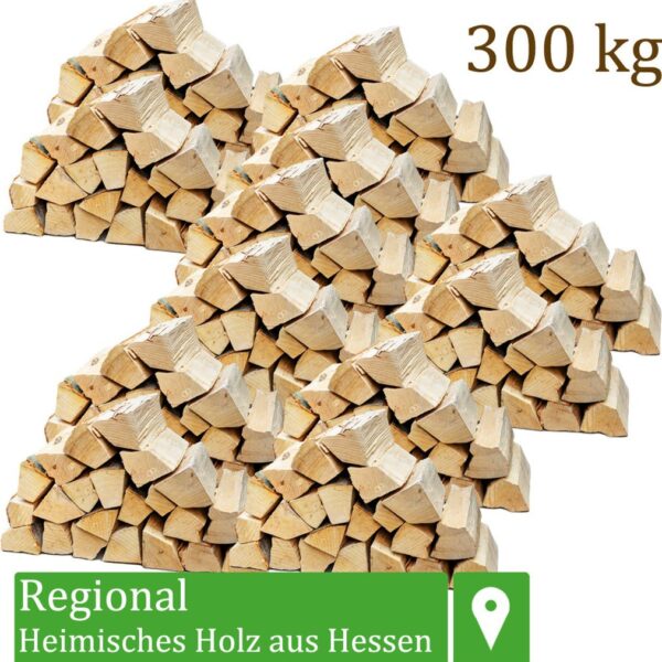 Brennholz Kaminholz Holz 300 kg Für Ofen und Kamin Kaminofen Feuerschale Grill Buche Feuerholz Buchenholz Holzscheite Wood 25 cm Flameup