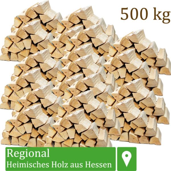 Brennholz Kaminholz Holz 500 kg Für Ofen und Kamin Kaminofen Feuerschale Grill Buche Feuerholz Buchenholz Holzscheite Wood 25 cm Flameup
