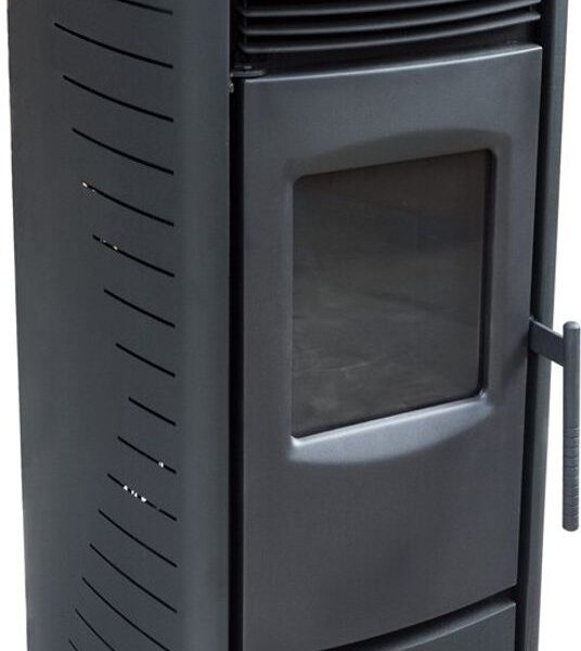 Nemaxx P9 Pelletofen Pelletkaminofen 11kW Kaminofen Heizofen Pellet Ofen Kamin Pelletheizung Heizgerät Kaminheizung Pellets -schwarz- WiFi-Ready