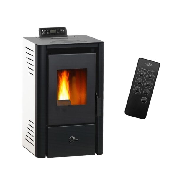 Luft- Pelletofen Anita 9,4 kW Sannover weiß