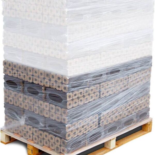 PINI KAY Premium Holzbriketts aus Buchenholz, 48 x 10kg Briketts, 480kg Palette