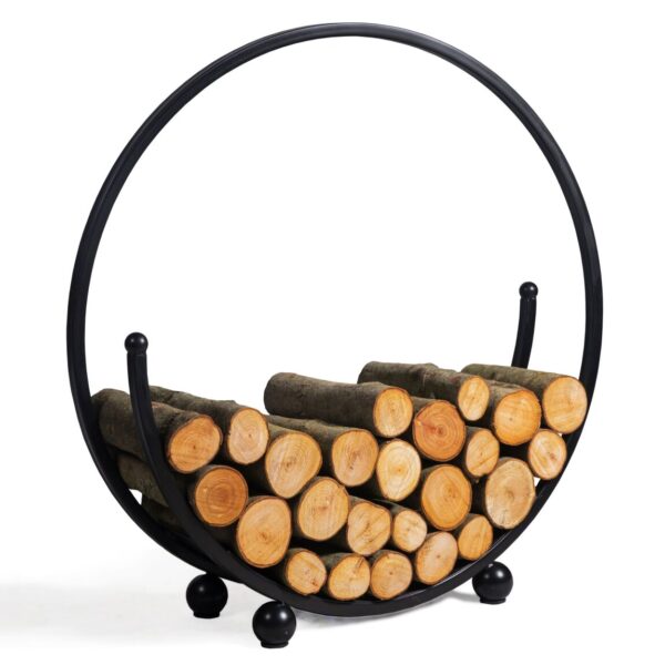 Kaminholzregal „SPIRAL“ 80 cm